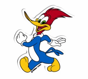 ウッディー・ウッドペッカー ステッカー アメリカン キャラクター アメリカ かわいい おしゃれ かっこいい Woody Woodpecker ダイカット