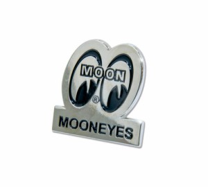 ムーンアイズ ピンバッジ ピンバッチ ハットピン おしゃれ かっこいい アメカジ アメリカン MOONEYES アイシェイプ＆ロゴ