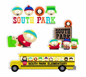 サウスパーク ステッカーセット アメリカン キャラクター アメリカ スマホ アメリカン雑貨 SOUTH PARK 4枚セット