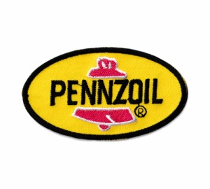 ペンズオイル PENNZOIL ワッペン アイロン 大人向け おしゃれ かっこいい アメカジ アメリカン