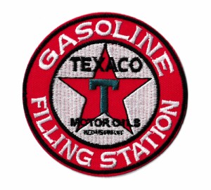 テキサコ TEXACO ワッペン アイロン 大人向け おしゃれ かっこいい アメカジ アメリカン ラウンド