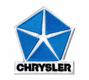 クライスラー CHRYSLER ワッペン アイロン 大人向け おしゃれ かっこいい アメカジ アメリカン