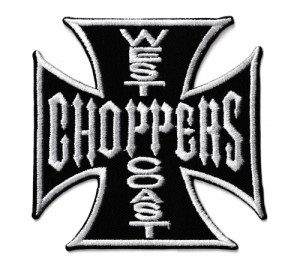 ウエストコーストチョッパーズ WEST COAST CHOPPERS ワッペン アイロン 大人向け おしゃれ かっこいい アメカジ アメリカン ブラック