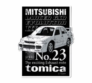 ステッカー 車 三菱 ランサー かっこいい おしゃれ 懐かしい スマホ バイク ノートパソコン tomica 大人トミカ