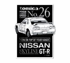 ステッカー 車 日産 スカイライン GTR かっこいい おしゃれ 懐かしい スマホ バイク ノートパソコン tomica 大人トミカ
