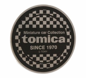 ステッカー トミカ かっこいい おしゃれ スマホ バイク ノートパソコン 鏡面 ミラー tomica シルバー チェック