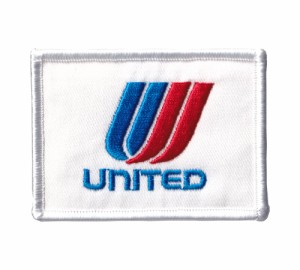 ユナイテッド航空 United Airlines ワッペン アイロン 大人向け おしゃれ ブランド ロゴ かっこいい アメカジ アメリカン