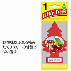 リトルツリー 芳香剤 車 アメリカ エアーフレッシュナー Little Trees レギュラーサイズ ワイルドチェリー＿AF-AF10311-MON