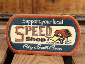 クレイスミス ワッペン Clay Smith SPEED SHOP [アイロン/アメリカ]＿WP-CSYC132-MON