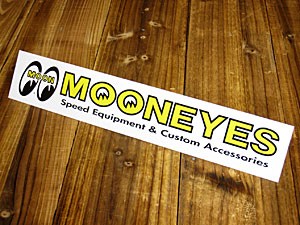 ムーンアイズ ステッカー 車 アメリカン バイク ヘルメット アメ車 ホットロッド MOONEYES ニューバンパー＿SC-DM070-MON