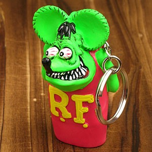 ラットフィンク（RAT FINK） ライターキャップ（キーパー） 蛍光グリーン＿KH-RAF253GG-MON