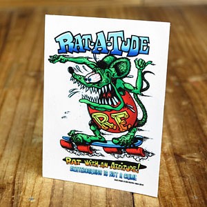 ラットフィンク ステッカー 車 アメリカン キャラクター バイク ヘルメット ホットロッド Ratfink Usa Rat A Tude Sc Rdusa016 Monの通販はau Pay マーケット アメリカン雑貨ジャンクヤード