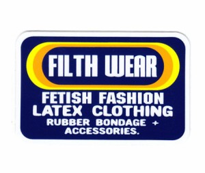 ステッカー アメリカン おしゃれ かっこいい 車 アウトドア スーツケース バイク ビンテージ FILTH WEAR