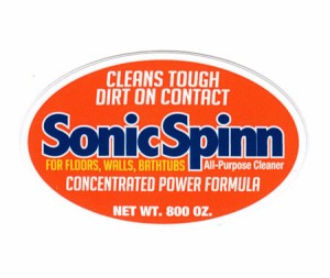 ステッカー アメリカン おしゃれ かっこいい 車 アウトドア スーツケース バイク ビンテージ Sonic Spinn