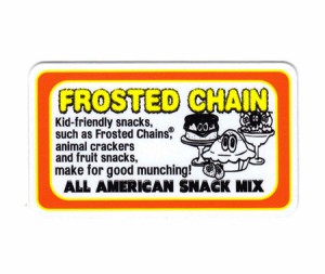 ステッカー アメリカン おしゃれ かっこいい 車 アウトドア スーツケース バイク ビンテージ FROSTED CHAIN