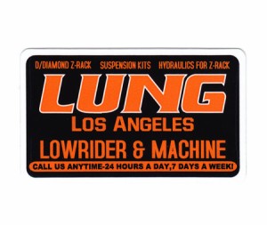 ステッカー アメリカン おしゃれ かっこいい 車 アウトドア スーツケース バイク ビンテージ ローライダー LUNG