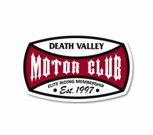 ステッカー アメリカン おしゃれ バイク 車 かっこいい ホットロッド カスタム レーシング カーステッカー MOTOR CLUB ICONS DEATH VALLE