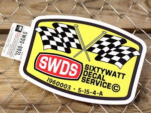 ステッカー 車 アメリカン 世田谷ベース シックスティーワット サイズL＿SC-SWDS002L-SXW