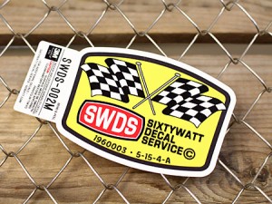 ステッカー 車 アメリカン 世田谷ベース シックスティーワット サイズM＿SC-SWDS002M-SXW