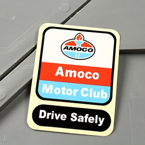 ステッカー アモコ AMOCO OIL 車 バイク アメリカン Motor Club＿SC-MS063-FEE