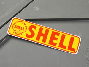 ステッカー シェル アメリカン 車 バイク かっこいい カーステッカー ガソリンスタンド オイル SHELL＿SC-MS122-FEE