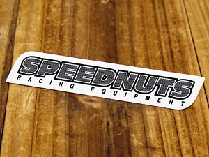 ステッカー 車 アメリカン バイク ヘルメット スケートボード スノーボード スピードナッツ SPEEDNUTS RACING EQUIPMENT＿SC-SPD015-SXW