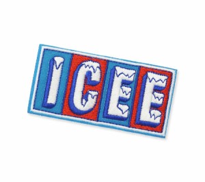 アイシー ICEE ワッペン アイロン アメリカン アメカジ おしゃれ かわいい 面白い ジャケット トートバッグ アメリカン雑貨 ロゴ LOGO