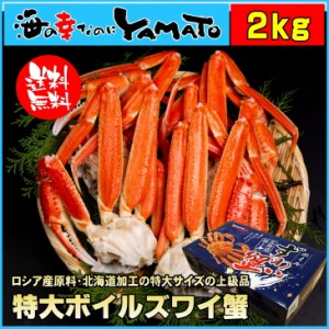特大ボイル本ズワイ蟹脚 2kg 専用化粧箱入り カニ かに ズワイガニ ずわいがに 父の日 贈答 お歳暮 ギフト お年賀 お中元 敬老の日 kaise