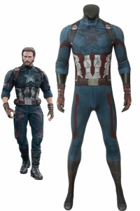 アベンジャーズ/インフィニティ・ウォー スティーブ・ロジャース/キャプテン・アメリカ Avengers3 Captain America コスプレ衣装 [4194]
