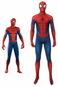 スパイダーマン 戦闘服 修復版 Marvels Spider-Man Classic suit (repaired) コスプレ衣装[4273]