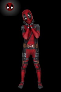 デッドプール ウェイド・ウィルソン Deadpool Wade Wilson ジャンプスーツ 子供用 コスプレ衣装[J19003AA-KID]