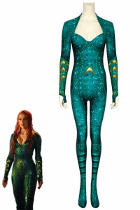 アクアマン メラ アクアマンの妻 アトランティスの女王 Aquaman Mera ジャンプスーツ コスチューム[J19010EA] 