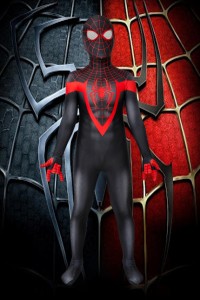 アルティメット・スパイダーマン マイルス・モラレス Ultimate Spider-Man Miles Morales コスプレ衣装[J19013CB-KID]