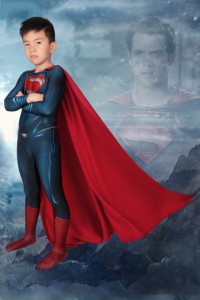 子供 マン・オブ・スティール クラーク・ケント/カル エル/スーパーマン Clark Kent 用 コスプレ衣装[J19026BA KID]