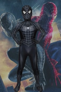 スパイダーマン3 ヴェノム スパイダーマン Spider-Man 3 Eddie Brock/Venom 子供用 コスプレ衣装[J19034BB-KID]