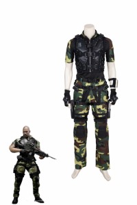 G.I.ジョー ロードブロック G.I. Joe: The Rise of Cobra roadblock キャラクター仮装 コスプレ衣装 コスプレ コスチューム[M20190312]