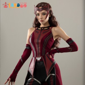 ワンダヴィジョン スカーレット・ウィッチ ワンダ Wanda Vision Scarlet Witch Wanda コスプレ衣装 コスチューム [4671]