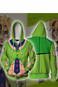 ジョジョの奇妙な冒険 Parte5 黄金の風 JOJO パンナコッタ・フーゴ バーカー スウェット グッズ コスプレ衣装[ARS1155]