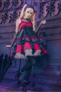 Fate/Grand Order FGO 月の彼女 エレシュキガル Lolita ロリータ コスプレ衣装[LRS500]