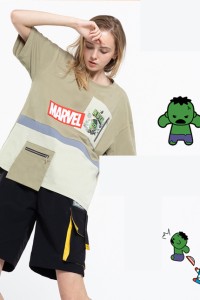 マーベル Marvel ハルク Hulk Goods Ｔシャツ コスプレ衣装[LRS593]