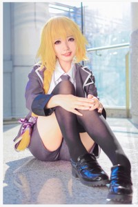 Fate/Grand Order フェイト・グランドオーダー FGO ジャンヌ・ダルク 校服 コスプレ衣装[LRS920]