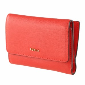 フルラ 折りたたみ財布 三つ折り バビロン FURLA 1056944 レッド系  財布・小物 レディース