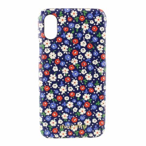 ミュウミュウ iPhoneケース     iPhoneX iPhoneXS  ハードケース    MIU MIU 5ZH058 2D46 F0016 ネイビーマルチ系 花柄          スマホ