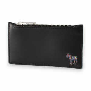 ポールスミス カードケース・パスケース メンズ 定期・名刺入れ PAUL SMITH 6389/BZEBRA 78 ブラック系  バイカラー アニマル柄 財布・小