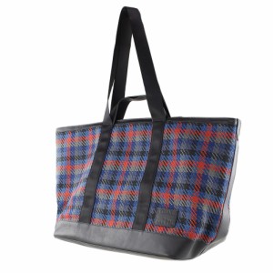 ポールスミス トートバッグ 2WAY PAUL SMITH 6894/GCHECK 47 レッド系マルチ チェック バッグ・カバン レディース・メンズ兼用