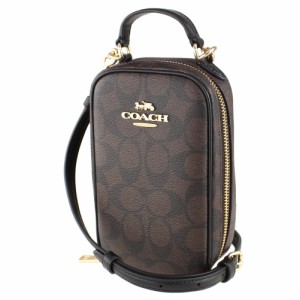 コーチ ショルダーバッグ・ポシェット 2WAY モノグラム COACH CC872 IMAA8 ブラウン×ブラック系  バッグ・カバン レディース