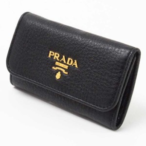 プラダ キーケース・キーリング レディース PRADA 1pg222 2E3A ブラック系 財布・小物