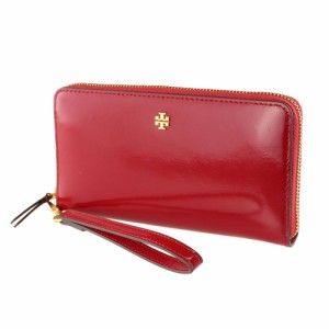 【訳ありアウトレット】トリーバーチ 長財布 ラウンドファスナー ジップ  エマーソン TORY BURCH 139335 レッド系  財布・小物 レディー