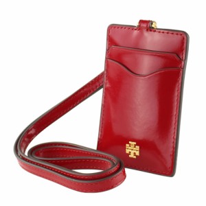 【訳ありアウトレット】トリーバーチ カードケース・パスケース 定期・名刺入れ エマーソン TORY BURCH 139338 レッド系  財布・小物 レ