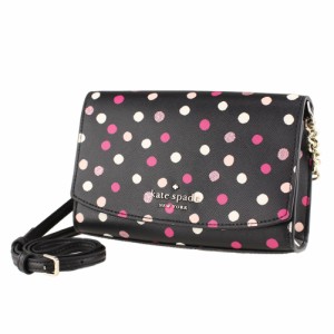 ケイトスペード ショルダーバッグ・ポシェット KATE SPADE k9362 001 ブラック系マルチ ドット 水玉 チェーン バッグ・カバン レディース